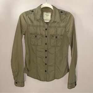 Abercrombie & Fitch y2k Khaki Utility Jacket